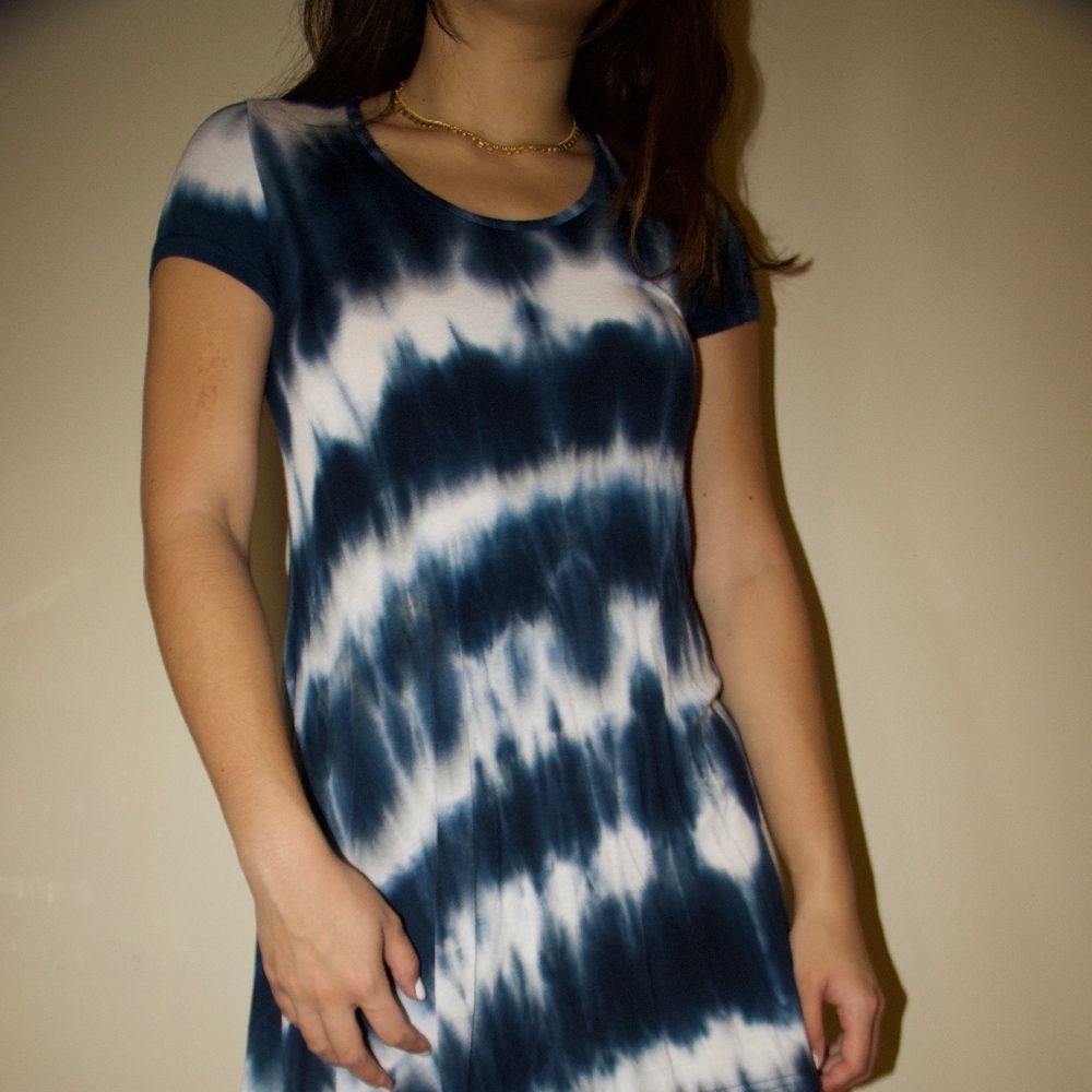 Tie Dye Casual Dress